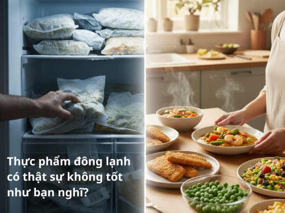 Thực phẩm đông lạnh có thật sự không tốt như bạn nghĩ?