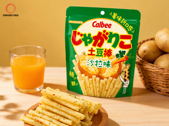 Jagariko là gì? Khám phá snack khoai tây giòn rắc rắc nổi tiếng từ Nhật Bản