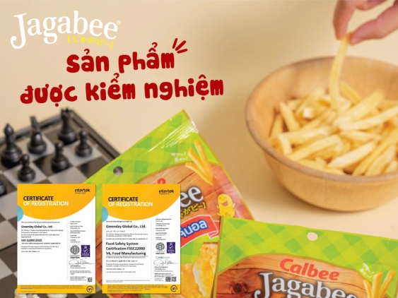 Snack khoai tây Nhật Bản –  Jagabee. Sản phẩm chất lượng từ thương hiệu Calbee