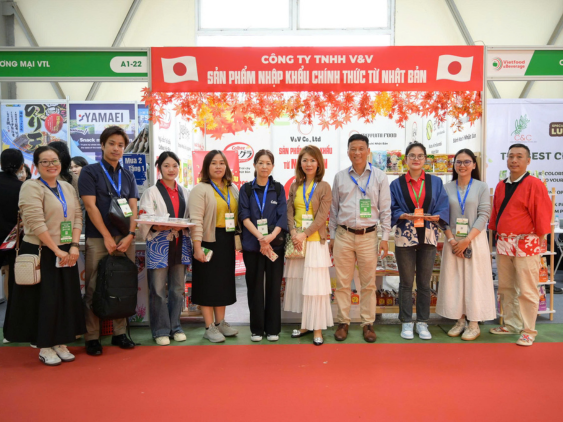 V&V tại Vietfood 2025: Khẳng định vị thế nhập khẩu & phân phối thực phẩm Nhật uy tín